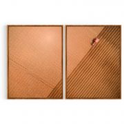 Quadro Decorativo Campo - 2 Telas Comercial Ramos