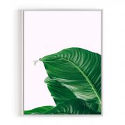 Quadro Decorativo Folhas Verdes Comercial Ramos