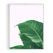 Quadro Decorativo Folhas Verdes Comercial Ramos