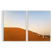 Quadro Decorativo Deserto - 2 Telas Comercial Ramos