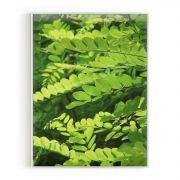 Quadro Decorativo Folhas Verdes Comercial Ramos