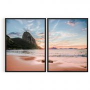 Quadro Decorativo Pão de Açúcar- 2 Telas Comercial Ramos