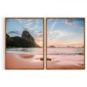 Quadro Decorativo Pão de Açúcar- 2 Telas Comercial Ramos