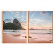 Quadro Decorativo Pão de Açúcar- 2 Telas Comercial Ramos