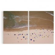 Quadro Decorativo Praia - 2 Telas Comercial Ramos