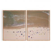 Quadro Decorativo Praia - 2 Telas Comercial Ramos