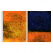 Quadro Decorativo Abstratos II - 2 Telas Comercial Ramos