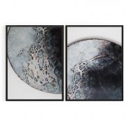 Quadro Decorativo Black Moon - 2 Telas Comercial Ramos