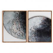 Quadro Decorativo Black Moon - 2 Telas Comercial Ramos