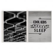 Quadro Decorativo Cool Kids - 2 Telas Comercial Ramos