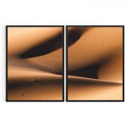 Quadro Decorativo Deserto - 2 Telas Comercial Ramos