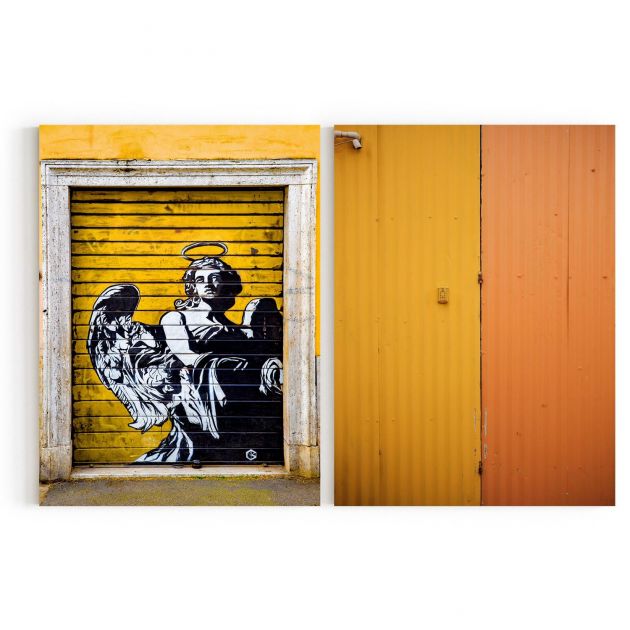 Quadro Decorativo Door Angel - 2 Telas Comercial Ramos