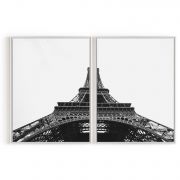 Quadro Decorativo Eiffel Tower - 2 Telas Comercial Ramos