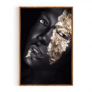 Quadro Decorativo Gold Face I Comercial Ramos