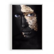 Quadro Decorativo Gold Face III Comercial Ramos