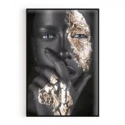 Quadro Decorativo Gold Face IV Comercial Ramos