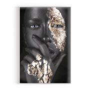 Quadro Decorativo Gold Face IV Comercial Ramos