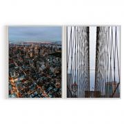 Quadro Decorativo Golden Gate - 2 Telas Comercial Ramos