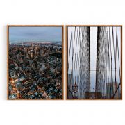 Quadro Decorativo Golden Gate - 2 Telas Comercial Ramos