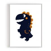 Quadro Decorativo Infantil Dinossauro Baby Comercial Ramos