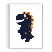 Quadro Decorativo Infantil Dinossauro Baby Comercial Ramos