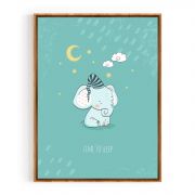 Quadro Decorativo Infantil Elefante II Comercial Ramos