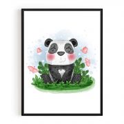 Quadro Decorativo Infantil Panda Baby Comercial Ramos