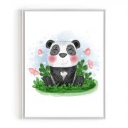 Quadro Decorativo Infantil Panda Baby Comercial Ramos