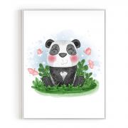 Quadro Decorativo Infantil Panda Baby Comercial Ramos