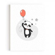 Quadro Decorativo Infantil Panda Comercial Ramos