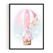 Quadro Decorativo Infantil Unicórnio Baby Comercial Ramos