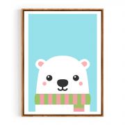 Quadro Decorativo Infantil Urso Baby Comercial Ramos