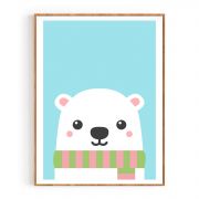 Quadro Decorativo Infantil Urso Baby Comercial Ramos