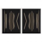 Quadro Decorativo Pencil - 2 Telas Comercial Ramos