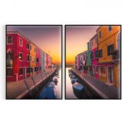 Quadro Decorativo Venice - 2 Telas Comercial Ramos